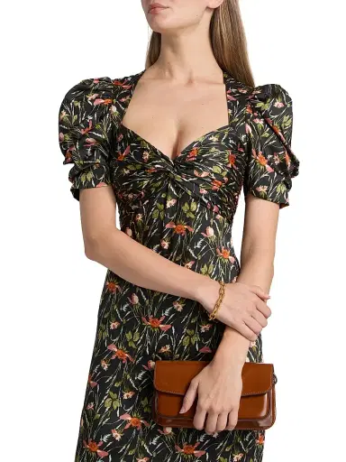 Cinq à Sept Women's Windswept Meadow Wilma Midi-Dress - Black Multi | Thumbnail 6 Cinq à Sept Women's Windswept Meadow Wilma Midi-Dress - Black Multi | Thumbnail 6