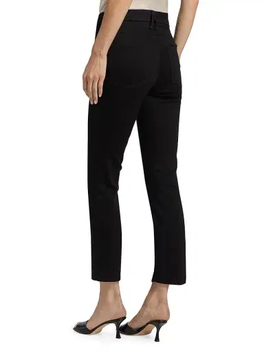 Good American Women's Never Fades Good Legs Straight-Leg Jeans - Black | Thumbnail 5 Good American Women's Never Fades Good Legs Straight-Leg Jeans - Black | Thumbnail 5