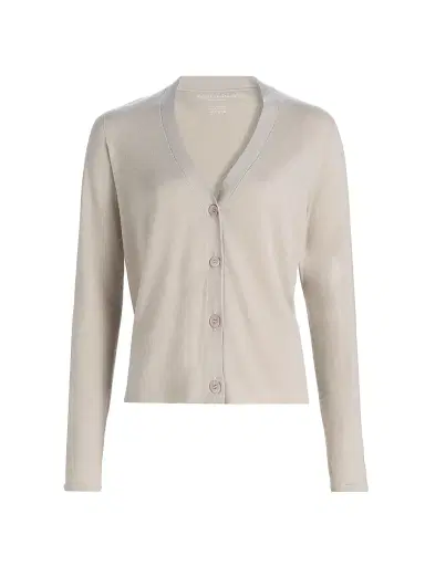 Majestic Filatures Women's V-Neck Knit Cardigan - Desert | Thumbnail 1 Majestic Filatures Women's V-Neck Knit Cardigan - Desert | Thumbnail 1