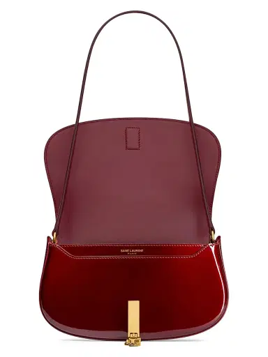 Saint Laurent Women's Mini Voltaire Shoulder Bag Iin Patent Leather | Thumbnail 3 Saint Laurent Women's Mini Voltaire Shoulder Bag Iin Patent Leather | Thumbnail 3