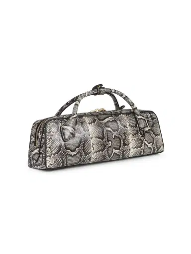 Alaïa Women's Teckel Snakeskin-Embossed Leather Clutch | Thumbnail 2 Alaïa Women's Teckel Snakeskin-Embossed Leather Clutch | Thumbnail 2