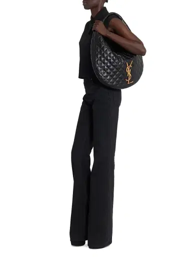 Saint Laurent Women's Icare Hobo Bag in Quilted Nappa | Thumbnail 2 Saint Laurent Women's Icare Hobo Bag in Quilted Nappa | Thumbnail 2