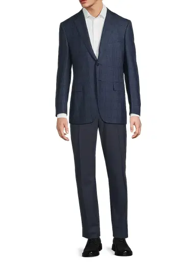 Canali Men's Siena Plaid Classic-Fit Sportcoat | Thumbnail 2 Canali Men's Siena Plaid Classic-Fit Sportcoat | Thumbnail 2