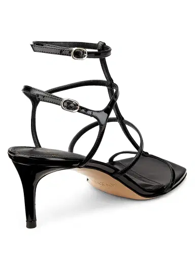 Alexandre Birman Women's Amanda 60MM Patent Leather Strappy Sandals - Black | Thumbnail 3 Alexandre Birman Women's Amanda 60MM Patent Leather Strappy Sandals - Black | Thumbnail 3