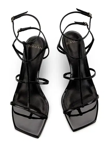 Alexandre Birman Women's Amanda 60MM Patent Leather Strappy Sandals - Black | Thumbnail 4 Alexandre Birman Women's Amanda 60MM Patent Leather Strappy Sandals - Black | Thumbnail 4