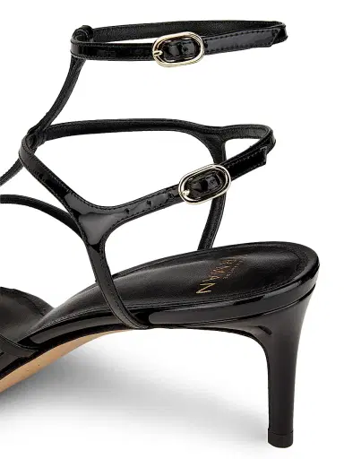 Alexandre Birman Women's Amanda 60MM Patent Leather Strappy Sandals - Black | Thumbnail 5 Alexandre Birman Women's Amanda 60MM Patent Leather Strappy Sandals - Black | Thumbnail 5