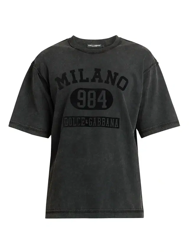 Men's Milano Cotton Crewneck T-Shirt - Nero Men's Milano Cotton Crewneck T-Shirt - Nero