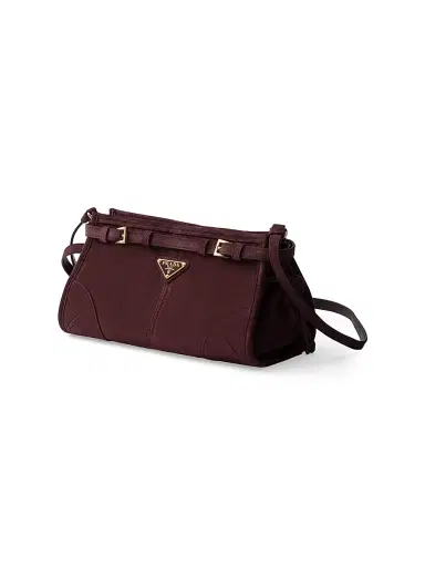 Prada Women's Bonnie Small Suede Shoulder Bag | Thumbnail 2 Prada Women's Bonnie Small Suede Shoulder Bag | Thumbnail 2