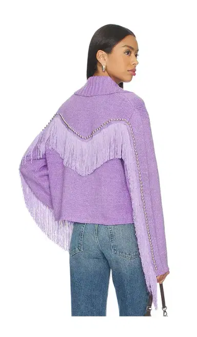 Understated Leather Cropped Rodeo Cardigan | Thumbnail 1 Understated Leather Cropped Rodeo Cardigan | Thumbnail 1