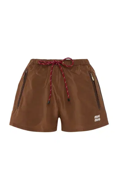 Miu Miu Tech-Canvas Shorts | Thumbnail 10 Miu Miu Tech-Canvas Shorts | Thumbnail 10