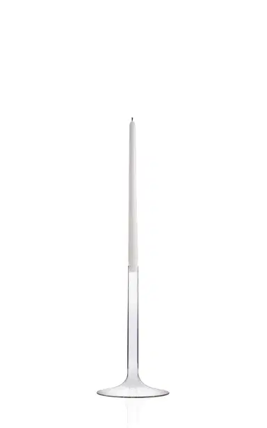 fferrone Exclusive Linea Medium Glass Candlestick - Clear | Thumbnail 5 fferrone Exclusive Linea Medium Glass Candlestick - Clear | Thumbnail 5