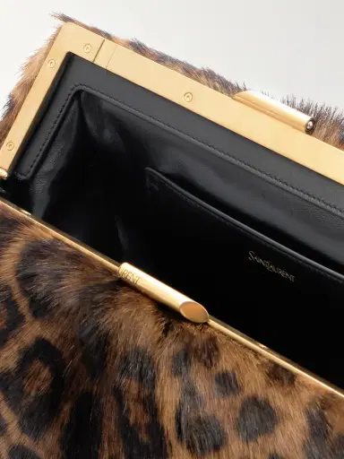 Saint Laurent Leopard-print Calf Hair Clutch | Thumbnail 5 Saint Laurent Leopard-print Calf Hair Clutch | Thumbnail 5