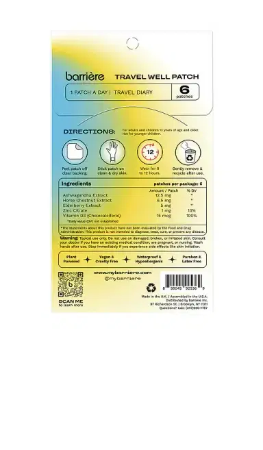 barrière Travel Well Patch 6 Pack | Thumbnail 2 barrière Travel Well Patch 6 Pack | Thumbnail 2