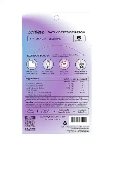 barrière Daily Defense Patch 6 Pack | Thumbnail 2 barrière Daily Defense Patch 6 Pack | Thumbnail 2