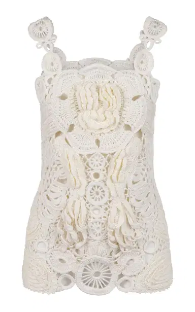 Heirlome Roselia Silk-Crochet Top | Thumbnail 1 Heirlome Roselia Silk-Crochet Top | Thumbnail 1