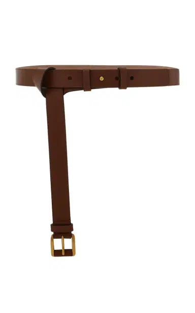 Michael Kors Collection Kaitlin Leather Belt | Thumbnail 6 Michael Kors Collection Kaitlin Leather Belt | Thumbnail 6