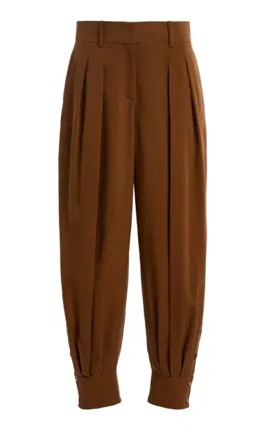 Michael Kors Collection Silk Gabardine Tapered Pants | Thumbnail 9 Michael Kors Collection Silk Gabardine Tapered Pants | Thumbnail 9