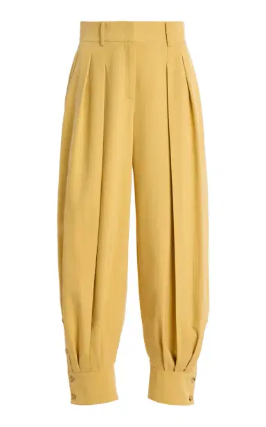 Michael Kors Collection Silk Gabardine Tapered Pants | Thumbnail 1 Michael Kors Collection Silk Gabardine Tapered Pants | Thumbnail 1