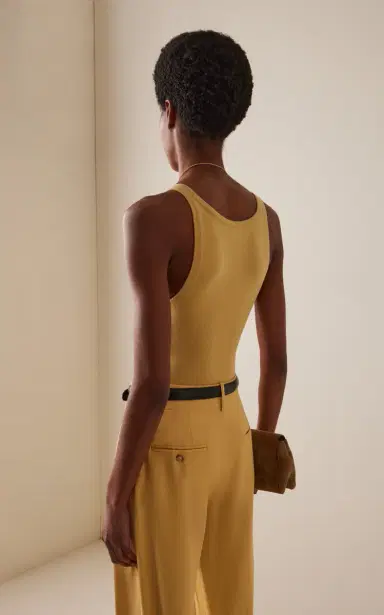 Michael Kors Collection Cashmere-Blend Bodysuit | Thumbnail 4 Michael Kors Collection Cashmere-Blend Bodysuit | Thumbnail 4