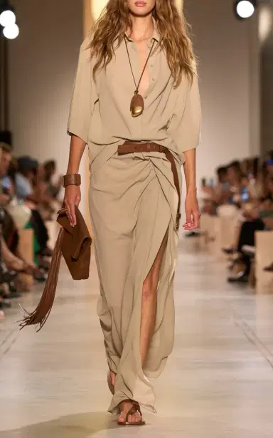 Michael Kors Collection Wool Crepe Shirt | Thumbnail 5 Michael Kors Collection Wool Crepe Shirt | Thumbnail 5