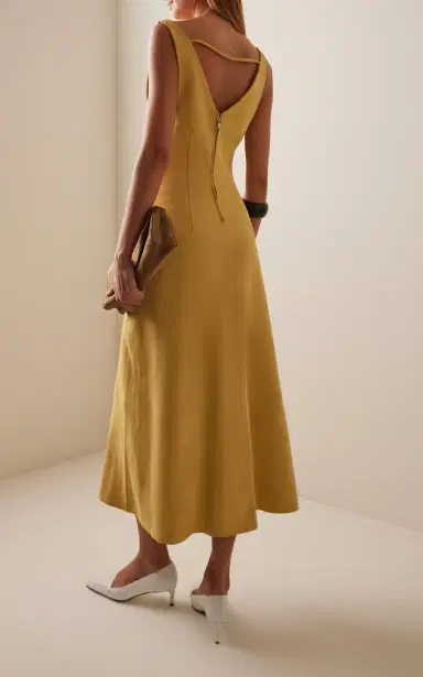 SIMKHAI Bridger Suede Midi Dress | Thumbnail 4 SIMKHAI Bridger Suede Midi Dress | Thumbnail 4