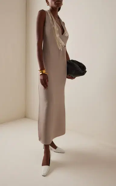 Altuzarra Silk Baker Midi Dress | Thumbnail 3 Altuzarra Silk Baker Midi Dress | Thumbnail 3