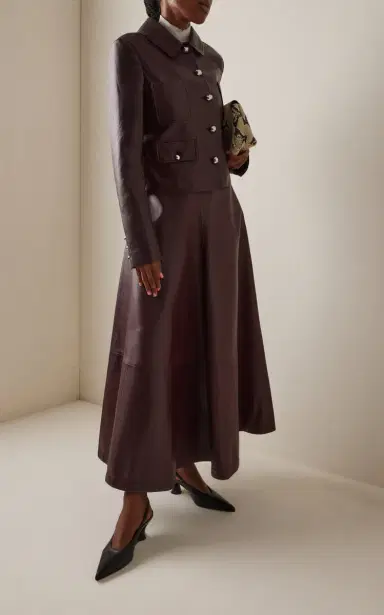 Altuzarra Varda Leather Maxi Skirt | Thumbnail 2 Altuzarra Varda Leather Maxi Skirt | Thumbnail 2