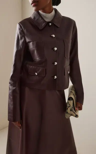 Altuzarra Astley Leather Jacket | Thumbnail 2 Altuzarra Astley Leather Jacket | Thumbnail 2