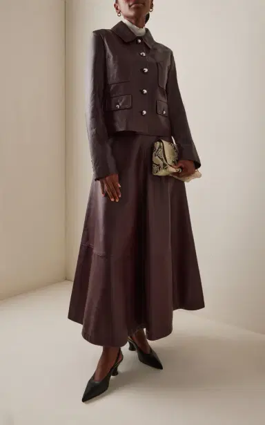 Altuzarra Astley Leather Jacket | Thumbnail 3 Altuzarra Astley Leather Jacket | Thumbnail 3