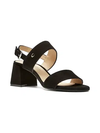 La Canadienne Women's Flemming Suede Block-Heel Sandals - Black - Size 10 | Thumbnail 2 La Canadienne Women's Flemming Suede Block-Heel Sandals - Black - Size 10 | Thumbnail 2