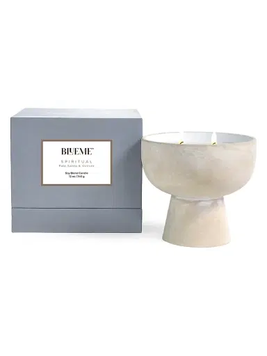 Blueme Spiritual Palo Santo & Vetiver Scented Candle Giant | Thumbnail 2 Blueme Spiritual Palo Santo & Vetiver Scented Candle Giant | Thumbnail 2