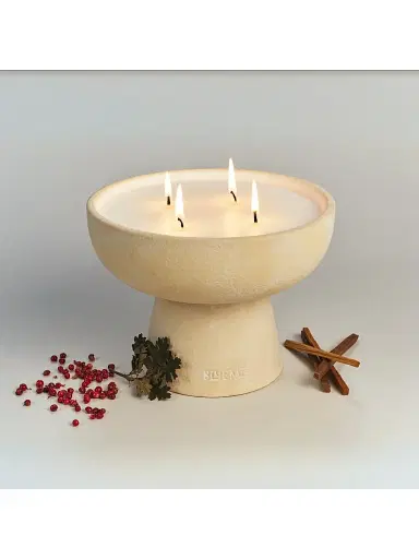 Blueme Romance Oakmoss & Sandalwood Ceramic Candle Giant | Thumbnail 6 Blueme Romance Oakmoss & Sandalwood Ceramic Candle Giant | Thumbnail 6