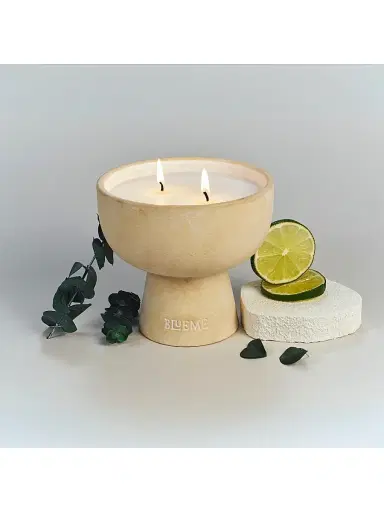 Blueme Focus Eucalyptus & Lime Ceramic Candle Giant | Thumbnail 5 Blueme Focus Eucalyptus & Lime Ceramic Candle Giant | Thumbnail 5