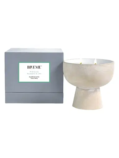 Blueme Focus Eucalyptus & Lime Ceramic Candle Giant | Thumbnail 1 Blueme Focus Eucalyptus & Lime Ceramic Candle Giant | Thumbnail 1