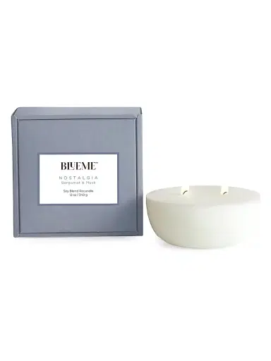 Blueme Nostalgia Bergamot & Musk Ceramic Candle Giant | Thumbnail 3 Blueme Nostalgia Bergamot & Musk Ceramic Candle Giant | Thumbnail 3