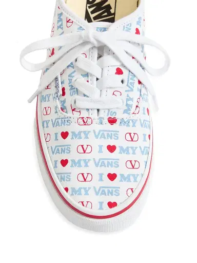 Valentino Garavani and Vans Women's Low-Top Sneakers - White Rouge Pur | Thumbnail 5 Valentino Garavani and Vans Women's Low-Top Sneakers - White Rouge Pur | Thumbnail 5