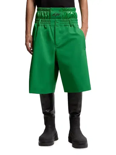 Moncler Genius Men's Moncler x A$AP Rocky Shorts - Bright Green | Thumbnail 2 Moncler Genius Men's Moncler x A$AP Rocky Shorts - Bright Green | Thumbnail 2