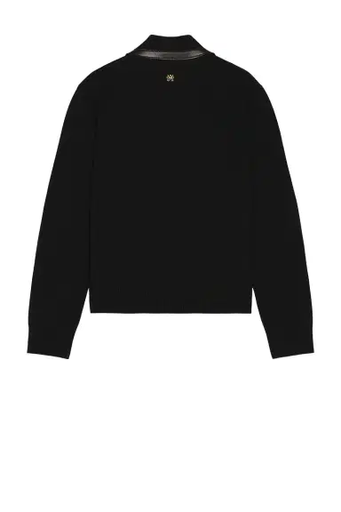 Amiri Leather Patch MA Cardigan | Thumbnail 4 Amiri Leather Patch MA Cardigan | Thumbnail 4