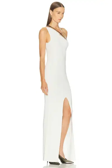 Grace Ling Flame One Shoulder Maxi Dress | Thumbnail 2 Grace Ling Flame One Shoulder Maxi Dress | Thumbnail 2