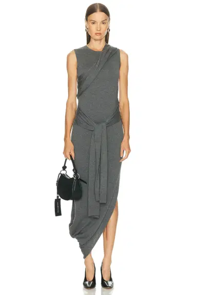 JW Anderson Tie Detail Sleeveless Dress | Thumbnail 1 JW Anderson Tie Detail Sleeveless Dress | Thumbnail 1