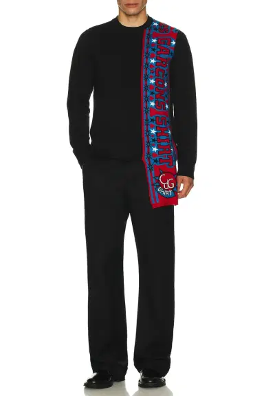 Comme des Garçons SHIRT Intarsia Pullover Sweater | Thumbnail 4 Comme des Garçons SHIRT Intarsia Pullover Sweater | Thumbnail 4