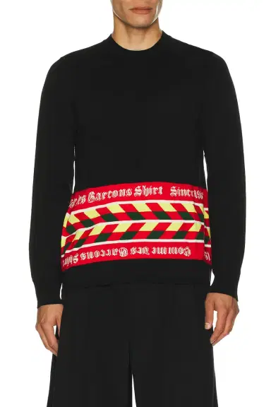 Comme des Garçons SHIRT Intarsia Pullover Sweater | Thumbnail 3 Comme des Garçons SHIRT Intarsia Pullover Sweater | Thumbnail 3