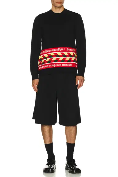 Comme des Garçons SHIRT Intarsia Pullover Sweater | Thumbnail 4 Comme des Garçons SHIRT Intarsia Pullover Sweater | Thumbnail 4