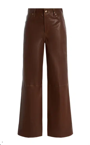 Frame Le Slim Palazzo Leather Jeans | Thumbnail 3 Frame Le Slim Palazzo Leather Jeans | Thumbnail 3