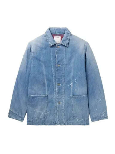 Visvim Social Sculpture Paint-Splattered Denim Jacket - Men | Thumbnail 1 Visvim Social Sculpture Paint-Splattered Denim Jacket - Men | Thumbnail 1