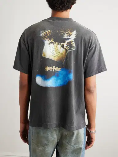 SAINT Mxxxxxx Harry Potter and The Philosopher's Stone Printed Cotton-Jersey T-Shirt - Men | Thumbnail 3 SAINT Mxxxxxx Harry Potter and The Philosopher's Stone Printed Cotton-Jersey T-Shirt - Men | Thumbnail 3