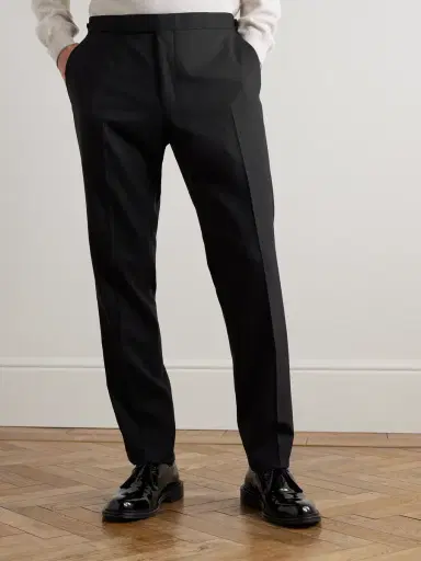 MR P. Slim-Fit Twill-Trimmed Wool Tuxedo Trousers - Men | Thumbnail 3 MR P. Slim-Fit Twill-Trimmed Wool Tuxedo Trousers - Men | Thumbnail 3