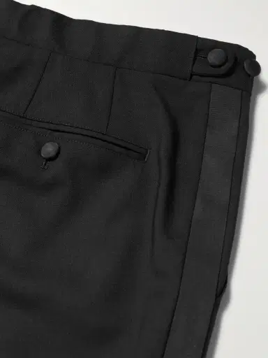 MR P. Slim-Fit Twill-Trimmed Wool Tuxedo Trousers - Men | Thumbnail 5 MR P. Slim-Fit Twill-Trimmed Wool Tuxedo Trousers - Men | Thumbnail 5