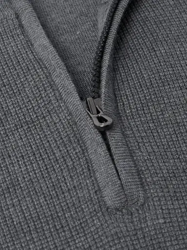Sease Waffle-Knit Virgin Wool Half-Zip Sweater - Men | Thumbnail 4 Sease Waffle-Knit Virgin Wool Half-Zip Sweater - Men | Thumbnail 4