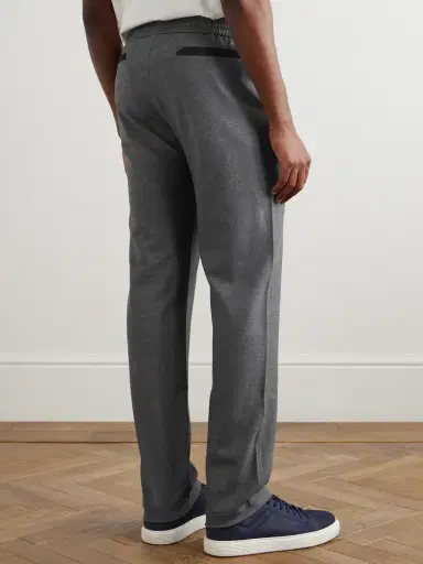 Sease Mindset Straight-Leg Stretch Virgin Wool-Flannel Trousers - Men | Thumbnail 4 Sease Mindset Straight-Leg Stretch Virgin Wool-Flannel Trousers - Men | Thumbnail 4